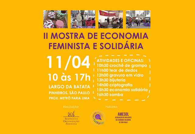 Mulheres transformando a economia: 2ª Mostra fortalece feminismo na economia solidária