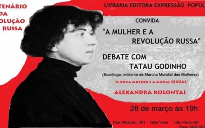 Tatau Godinho debaterá “A mulher e a Revolução Russa” em relançamento de obra de Kollontai