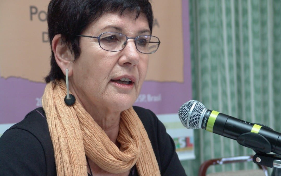Economista feminista Cristina Carrasco dará aula pública em São Paulo