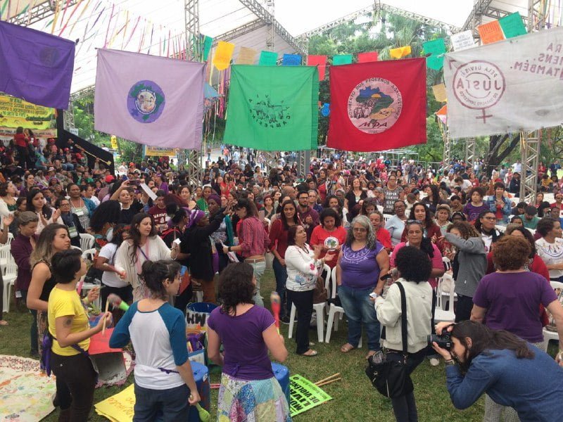 Plenária de mulheres no IV ENA: movimento, memória e força da agroecologia