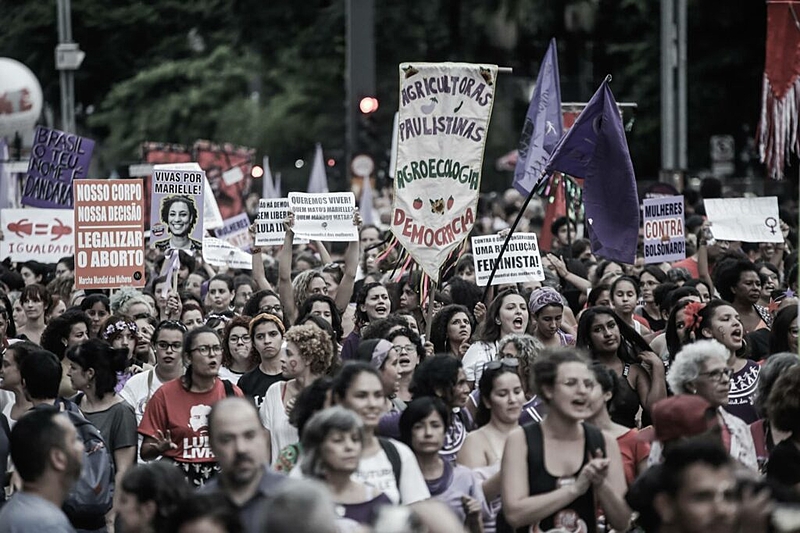 No 7 de setembro e todos os dias, as mulheres não arredam o pé da rua e exigem: Fora, Bolsonaro