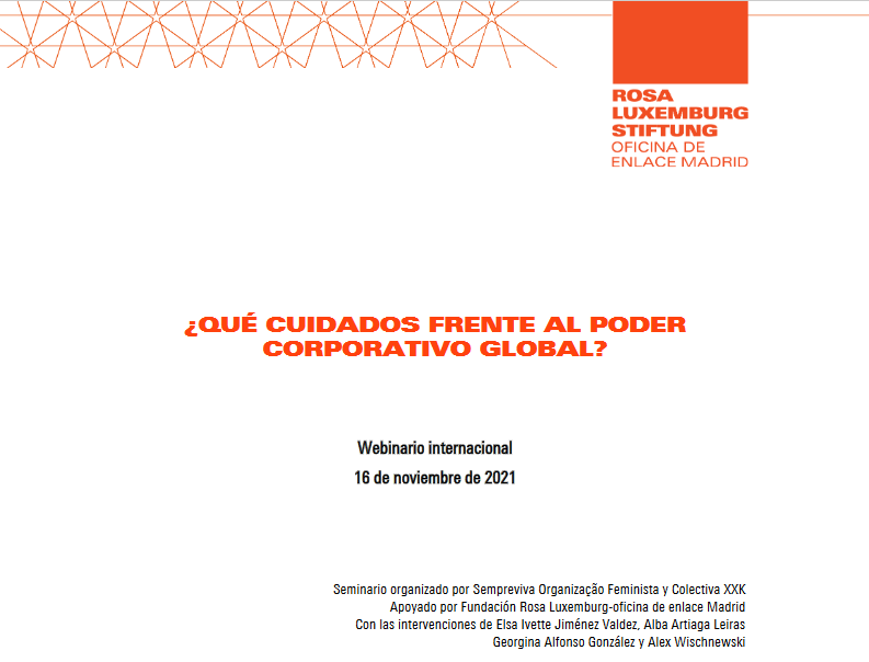 Síntese do webinário internacional – “Que cuidados frente ao poder corporativo global?”