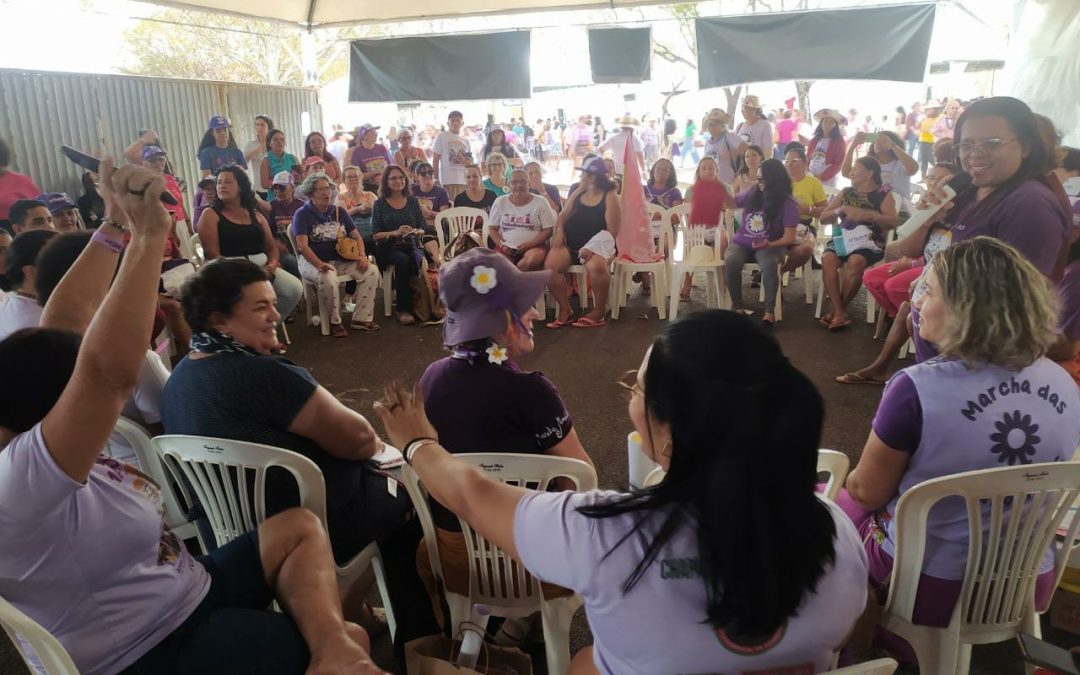 Margaridas debatem enfrentamento à violência durante a 7ª Marcha das Margaridas