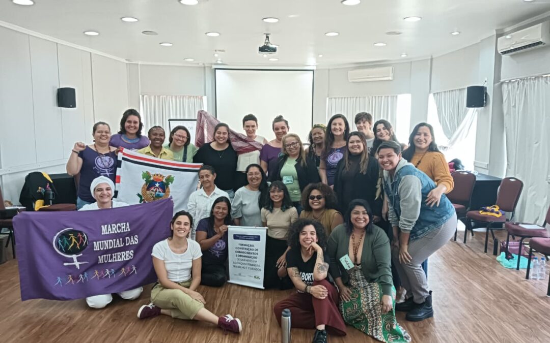 Formação “Multiplicadoras da economia feminista” organizada pela SOF aconteceu em São Paulo com militantes da MMM das regiões Norte, Centro-Oeste e Maranhão