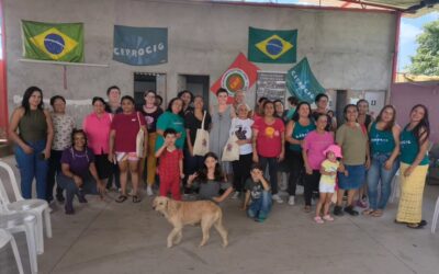 Mulheres semeando o direito à cidade: Ciclo de Formação da SOF e MMM fortalece a construção do canteiro comunitário na zona leste de São Paulo