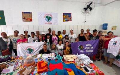 AMESOL realiza oficina sobre Economia solidária, criativa e feminista na sede do MAB na zona leste de São Paulo
